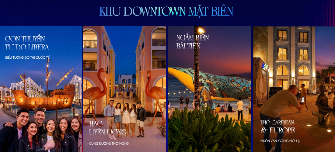 Khu downtown mặt biển libera nha trang