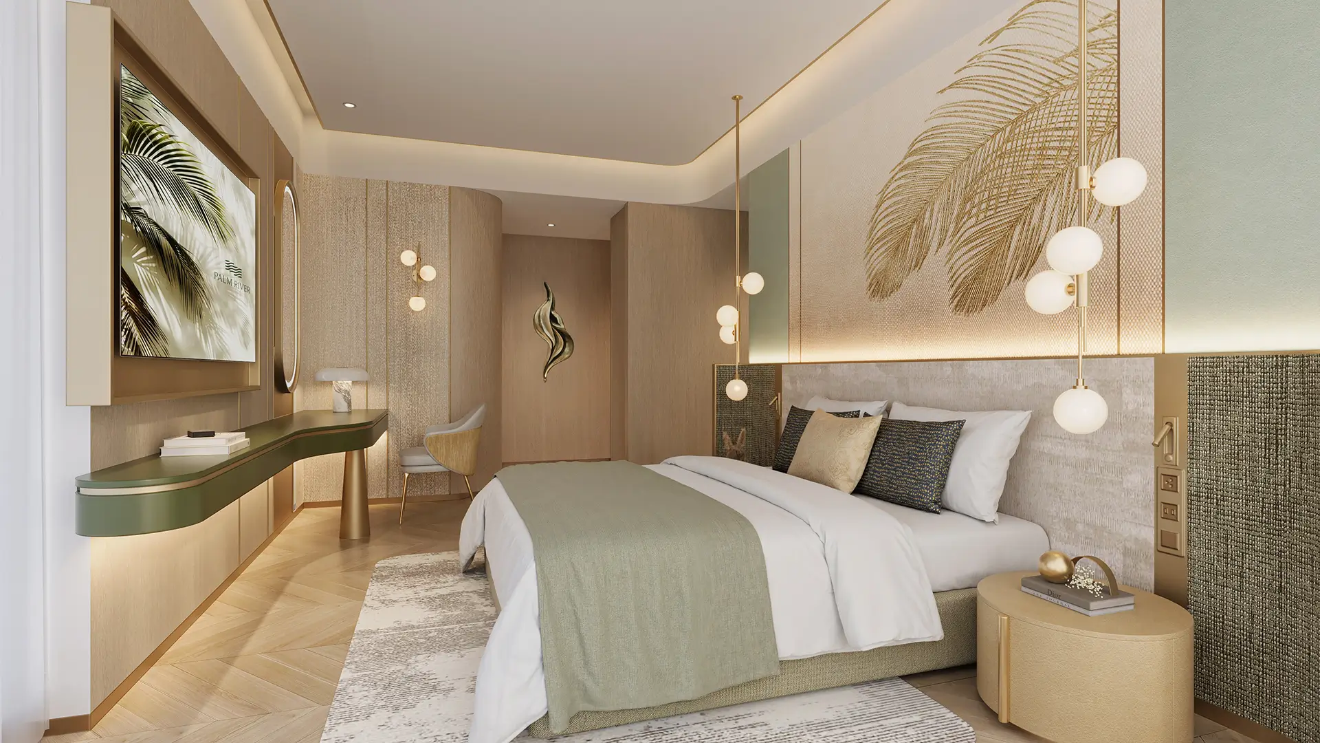 Căn hộ 2PN lớn Palm River