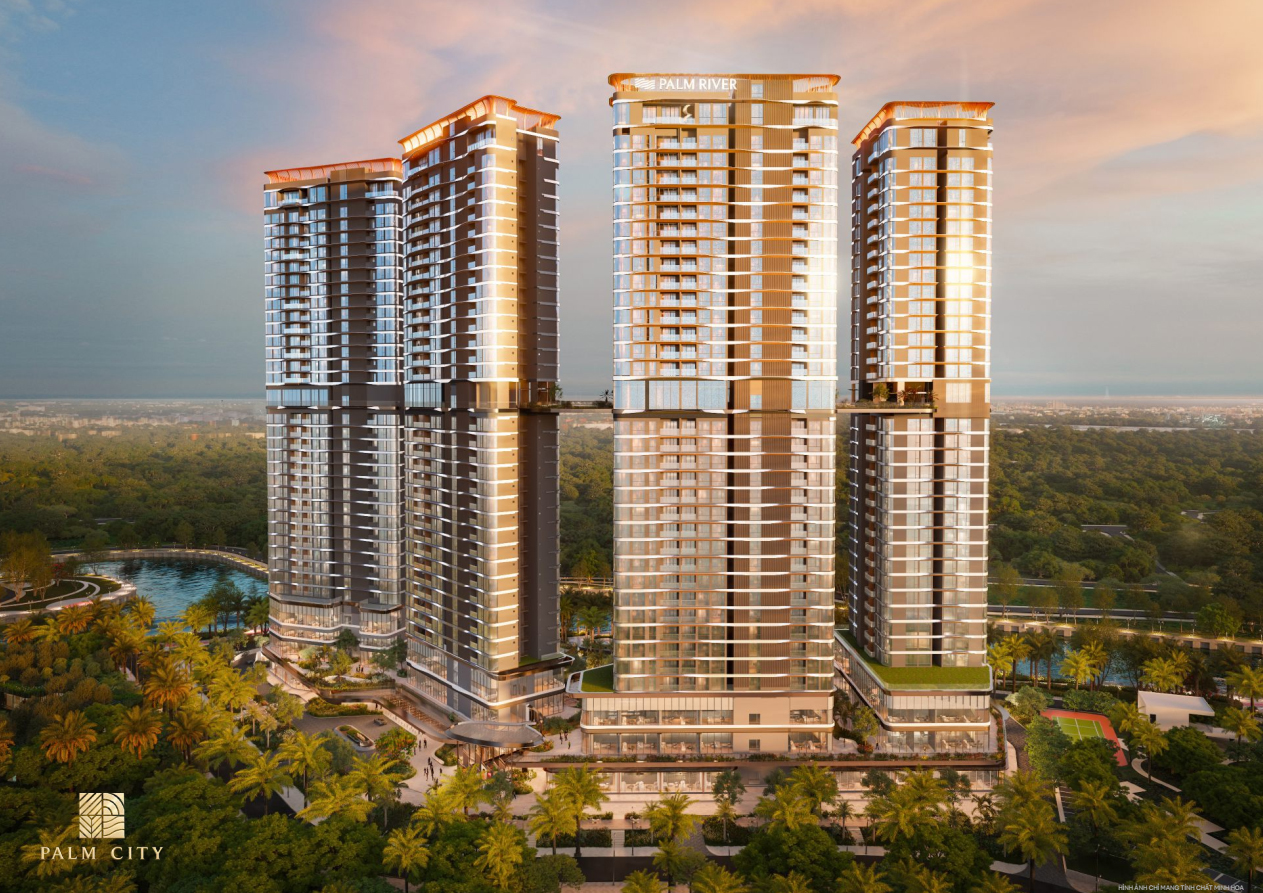 Palm City 50 Phối cảnh dự án Palm River