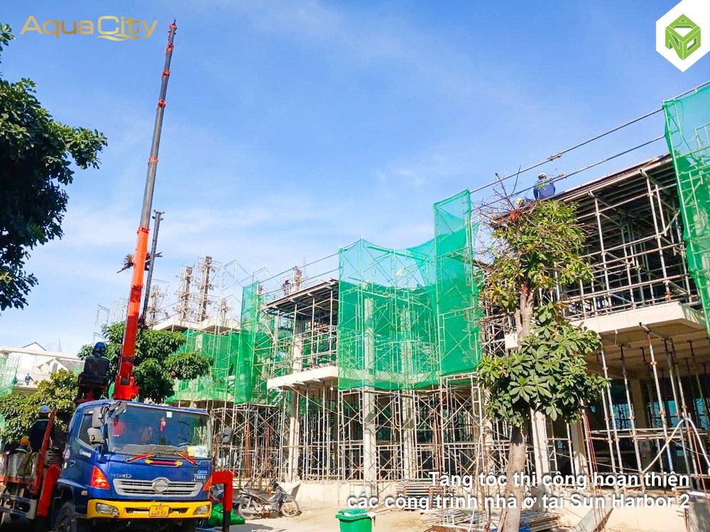 tiến độ dự án Aqua City