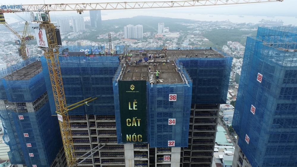 tiến độ dự án Sunshine Sky City