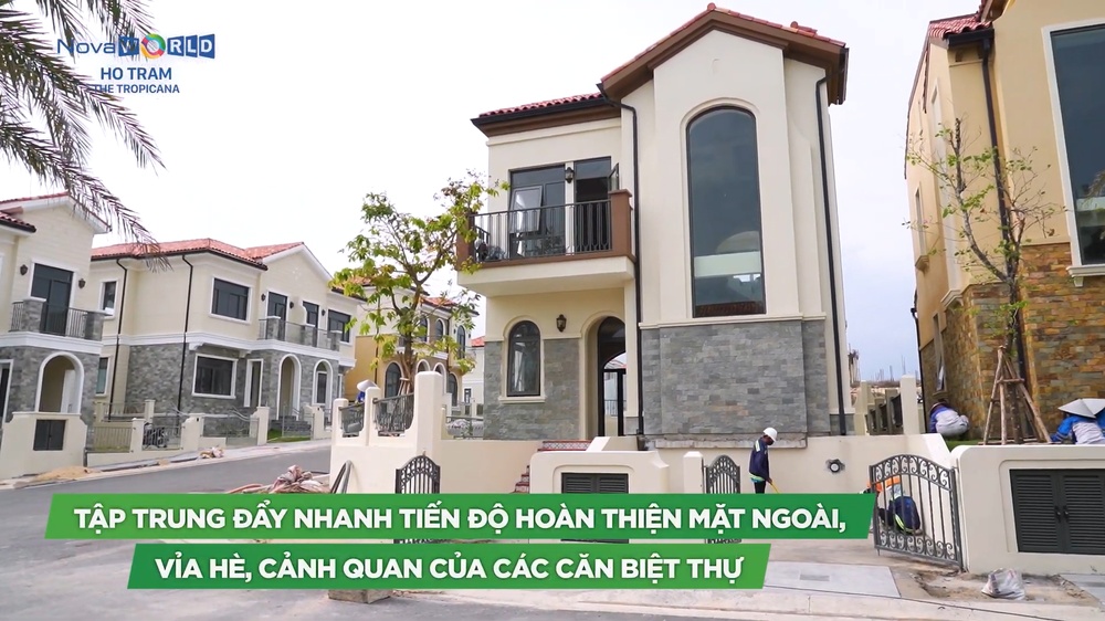 tiến độ Novaworld Hồ Tràm