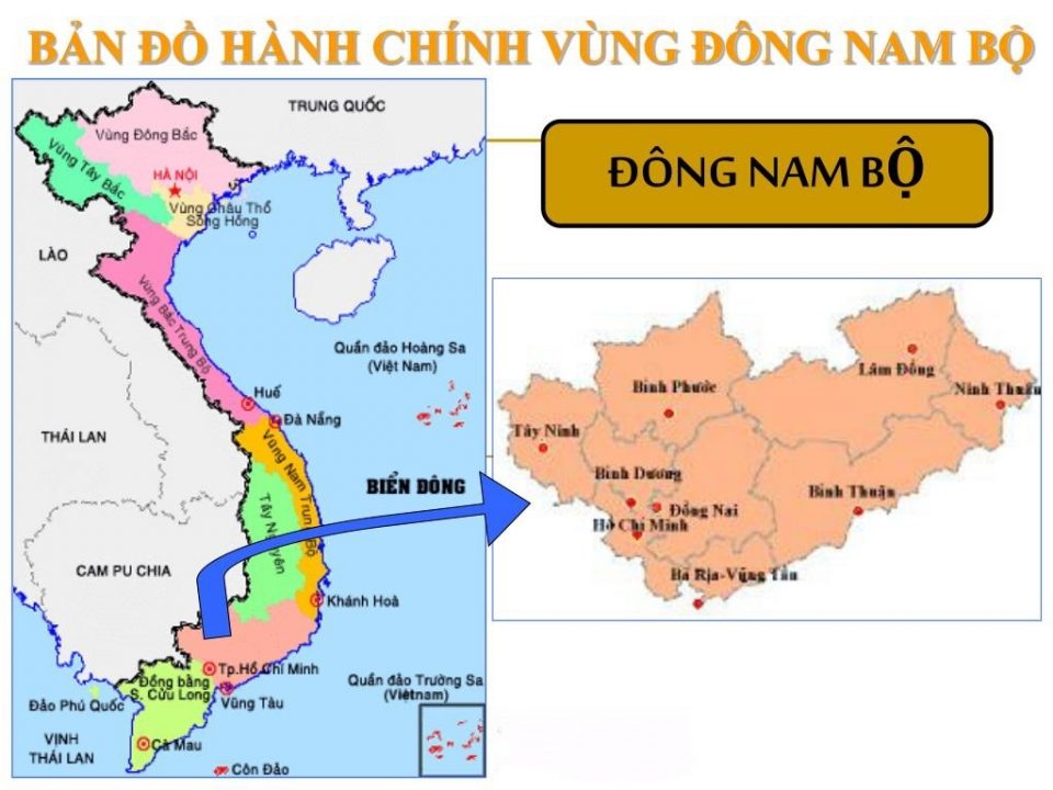 Khu vực Đông Nam Bộ - Miền Nam Việt Nam
