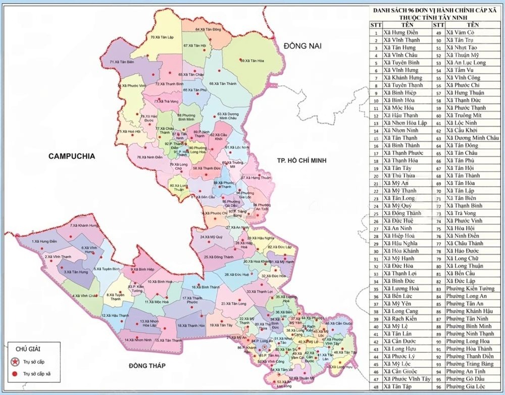 bản đồ miền nam