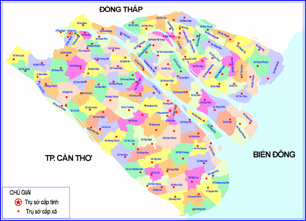 bản đồ miền nam
