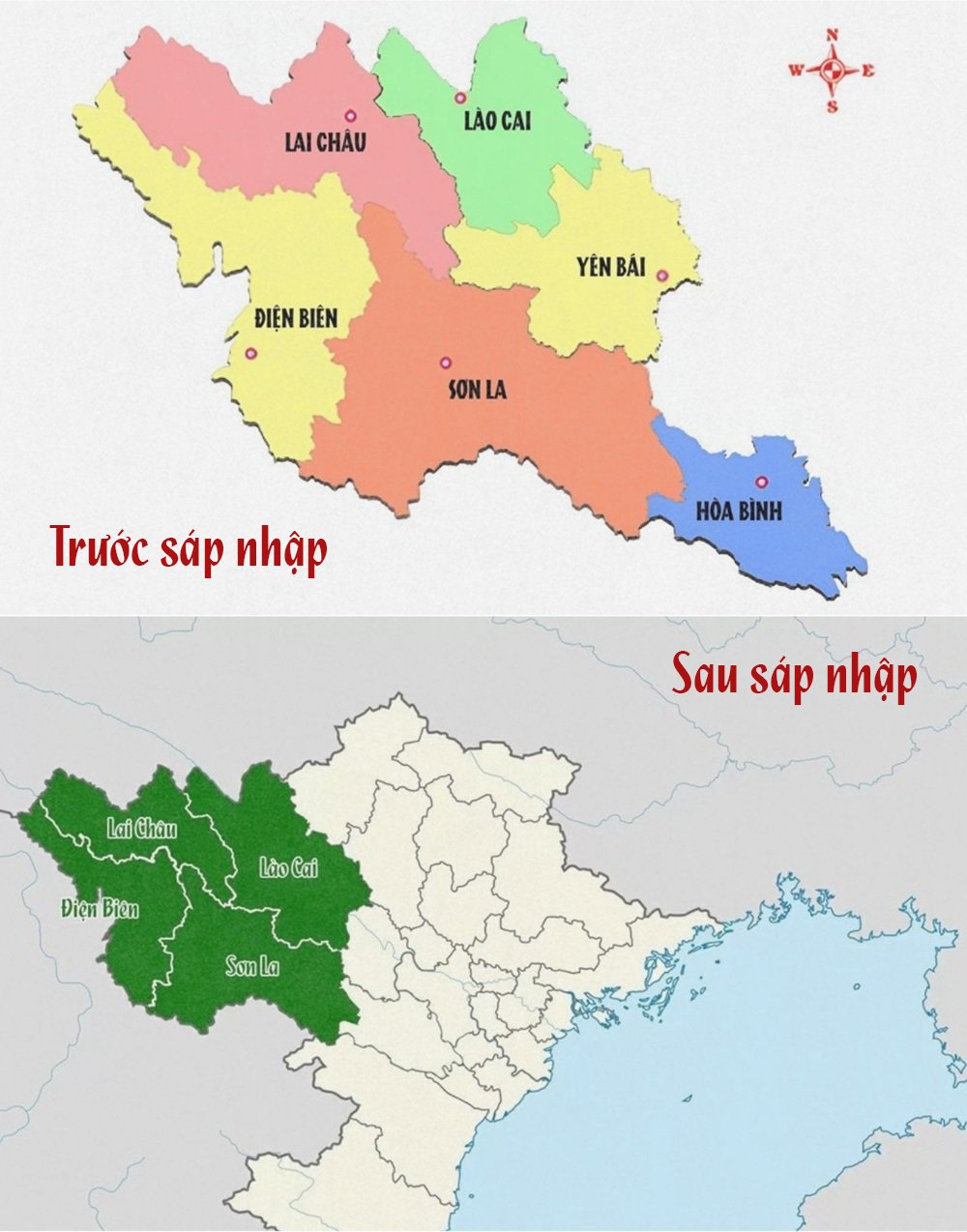 bản đồ tây bắc