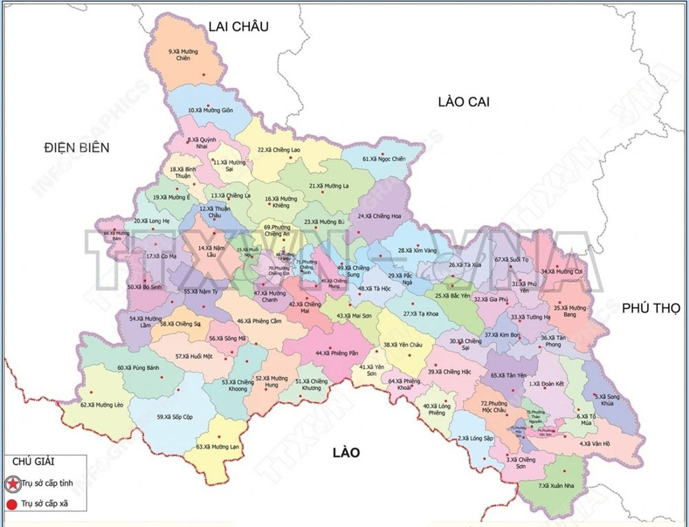 bản đồ tây bắc