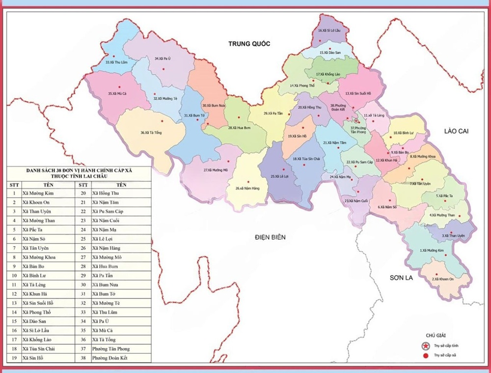 bản đồ tây bắc