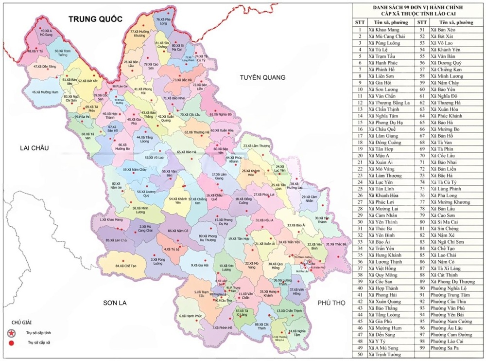 bản đồ tây bắc