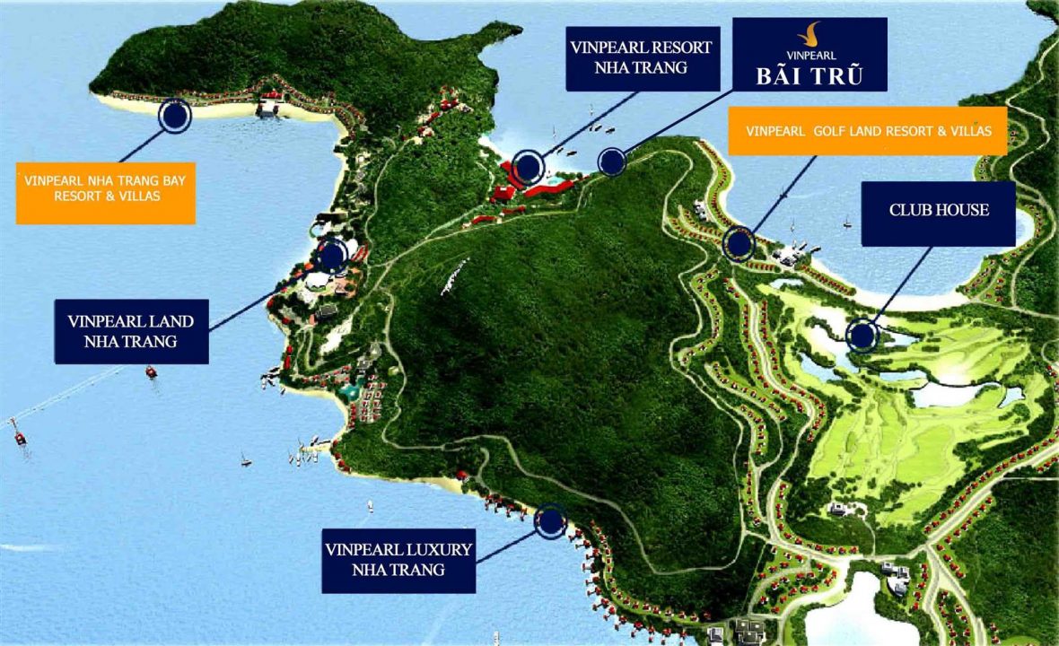 Bản đồ vị trí Vinpearl Luxury Nha Trang