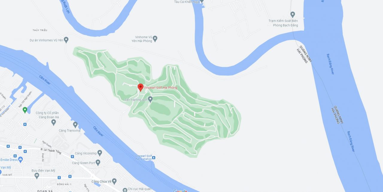 Bản đồ vị trí Vinpearl Golf Hải Phòng