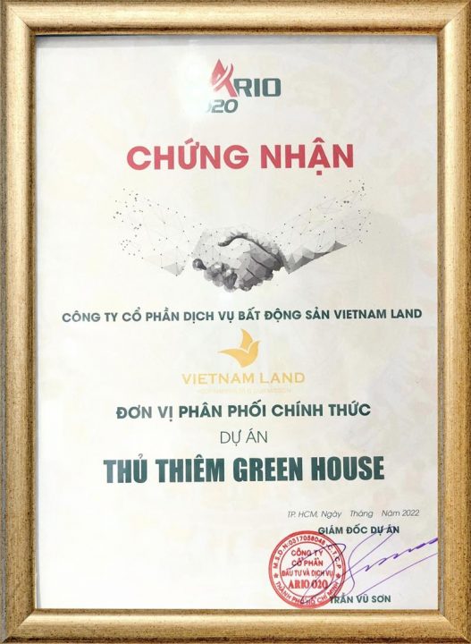 Vietnam Land - đơn vị phân phối chính thức dự án Thủ Thiêm Green House
