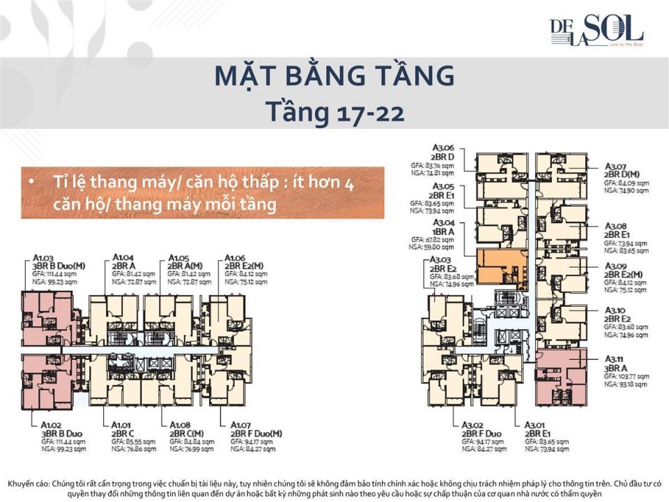 MB TẦNG 17-22