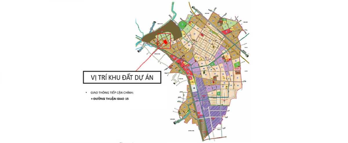 Bản đồ vị trí Khu phức hợp cao tầng Thuận An