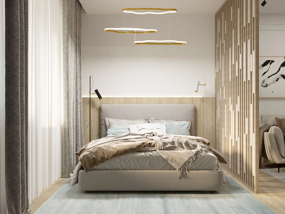 thiết kế căn hộ 1 phòng ngủ