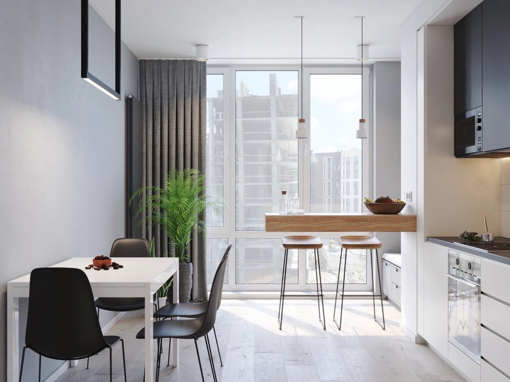 thiết kế căn hộ 1 phòng ngủ