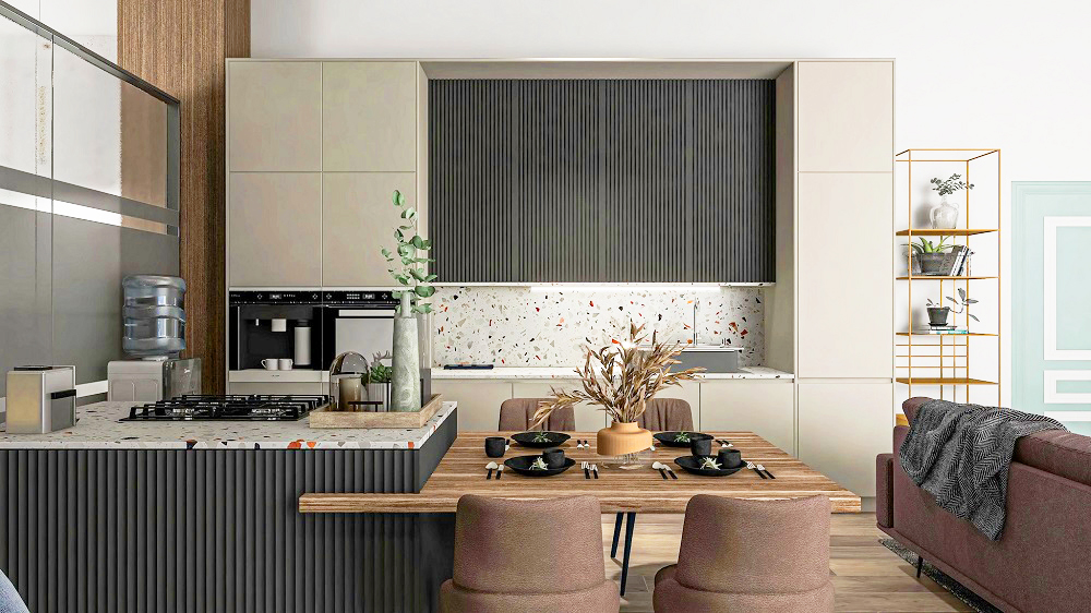 thiết kế căn hộ 1 phòng ngủ