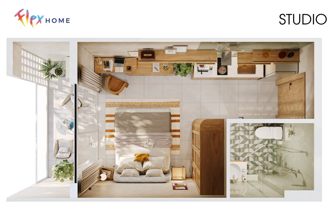 Mặt bằng Flexhome tại Libera Nha Trang