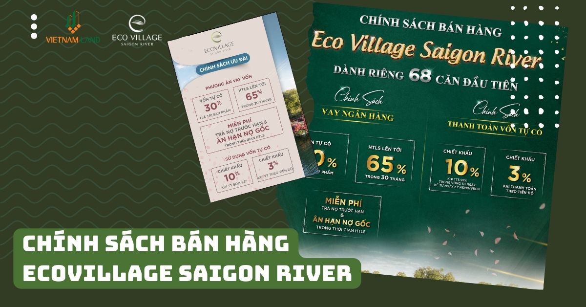Chính sách bán hàng Ecovillage Saigon River