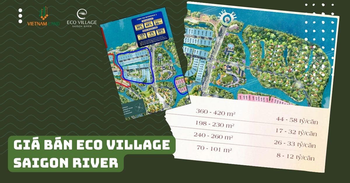 giá bán eco village saigon river