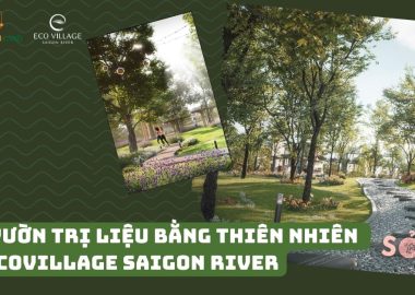 khu vườn Trị liệu bằng Thiên Nhiên tại EcoVillage Saigon River