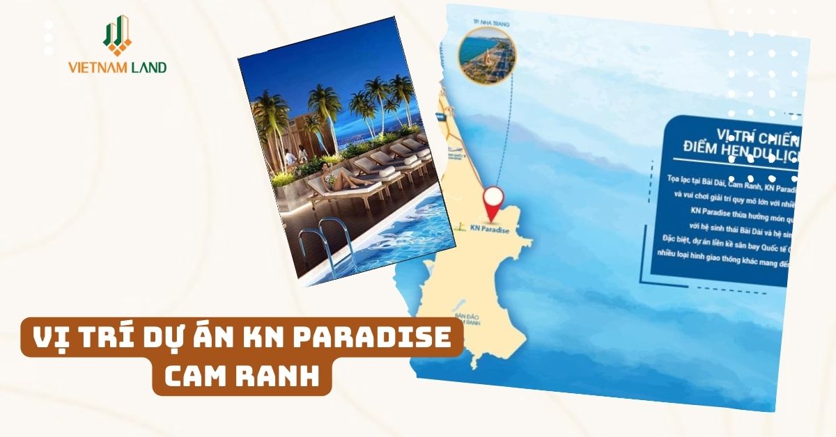 vị trí dự án kn paradise cam ranh