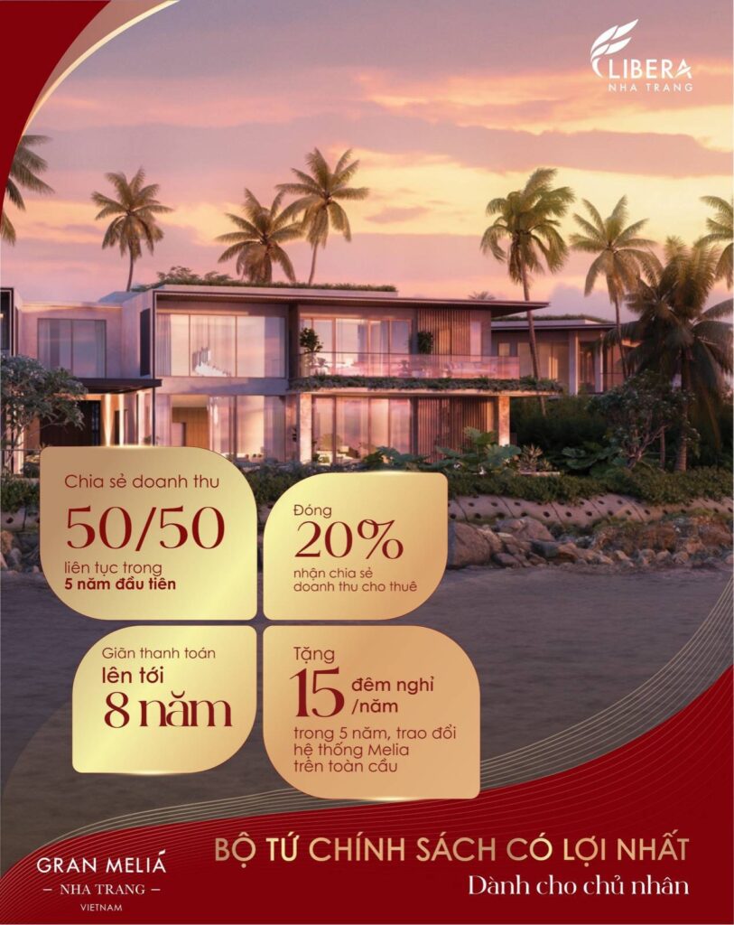 Chính sách bán hàng Villa Le Corail – Gran Meliá Nha Trang