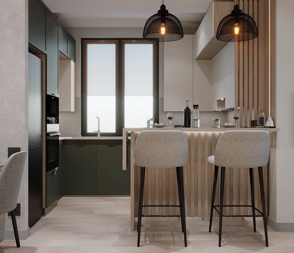 thiết kế căn hộ 1 phòng ngủ