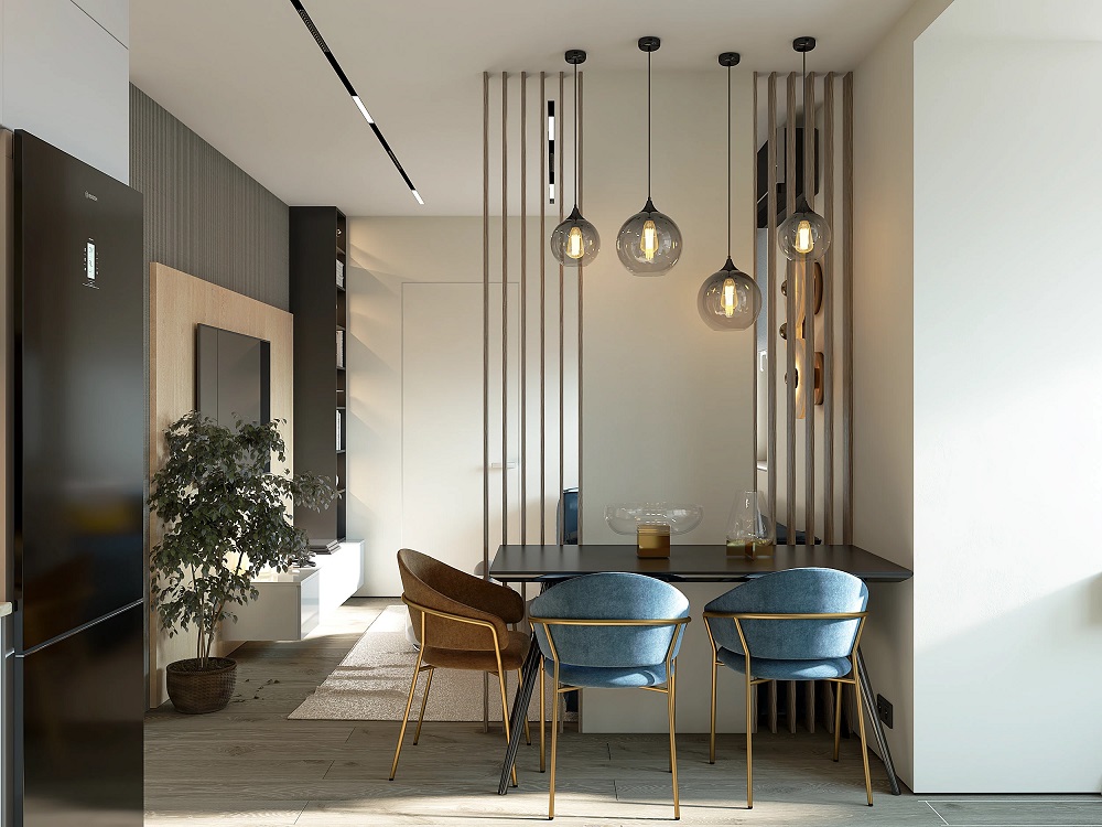 thiết kế căn hộ 1 phòng ngủ