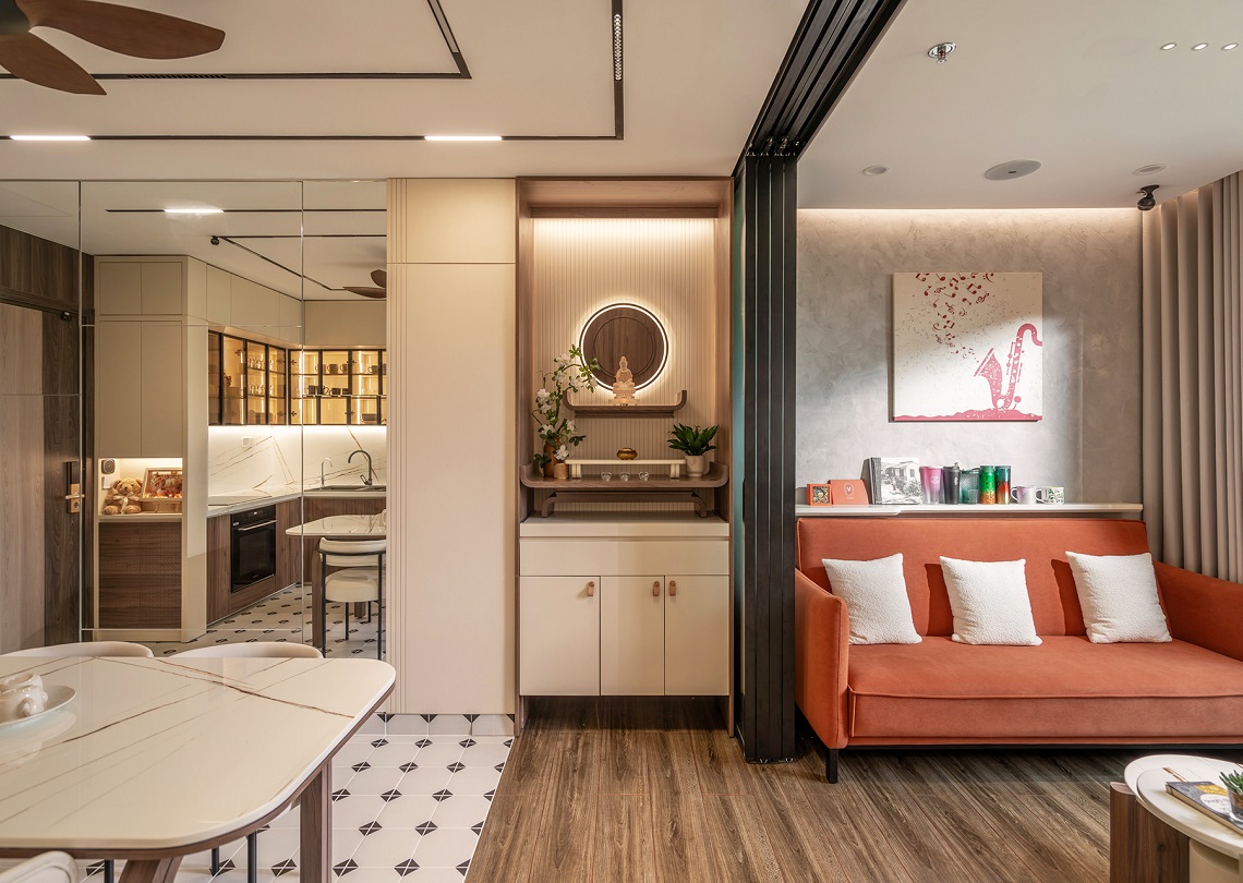 thiết kế căn hộ 1 phòng ngủ