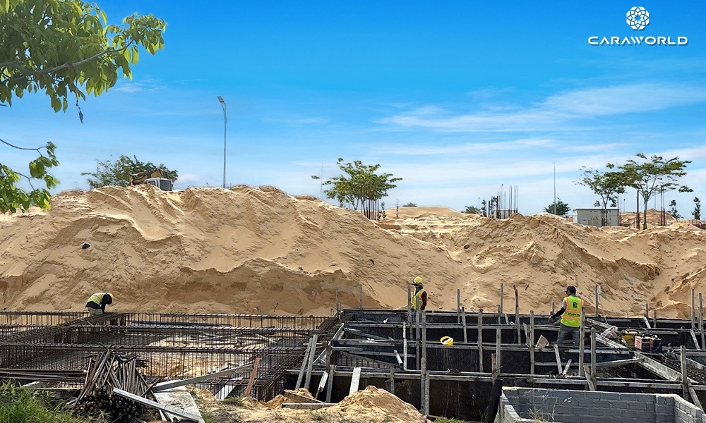 Hình ảnh tiến độ Caraworld Cam Ranh