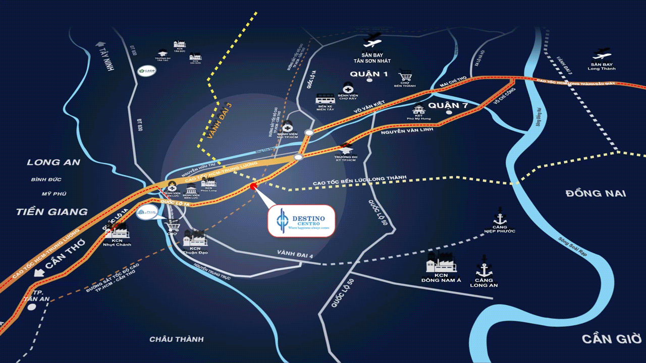 Liên kết vùng dự án Destino Centro Long An