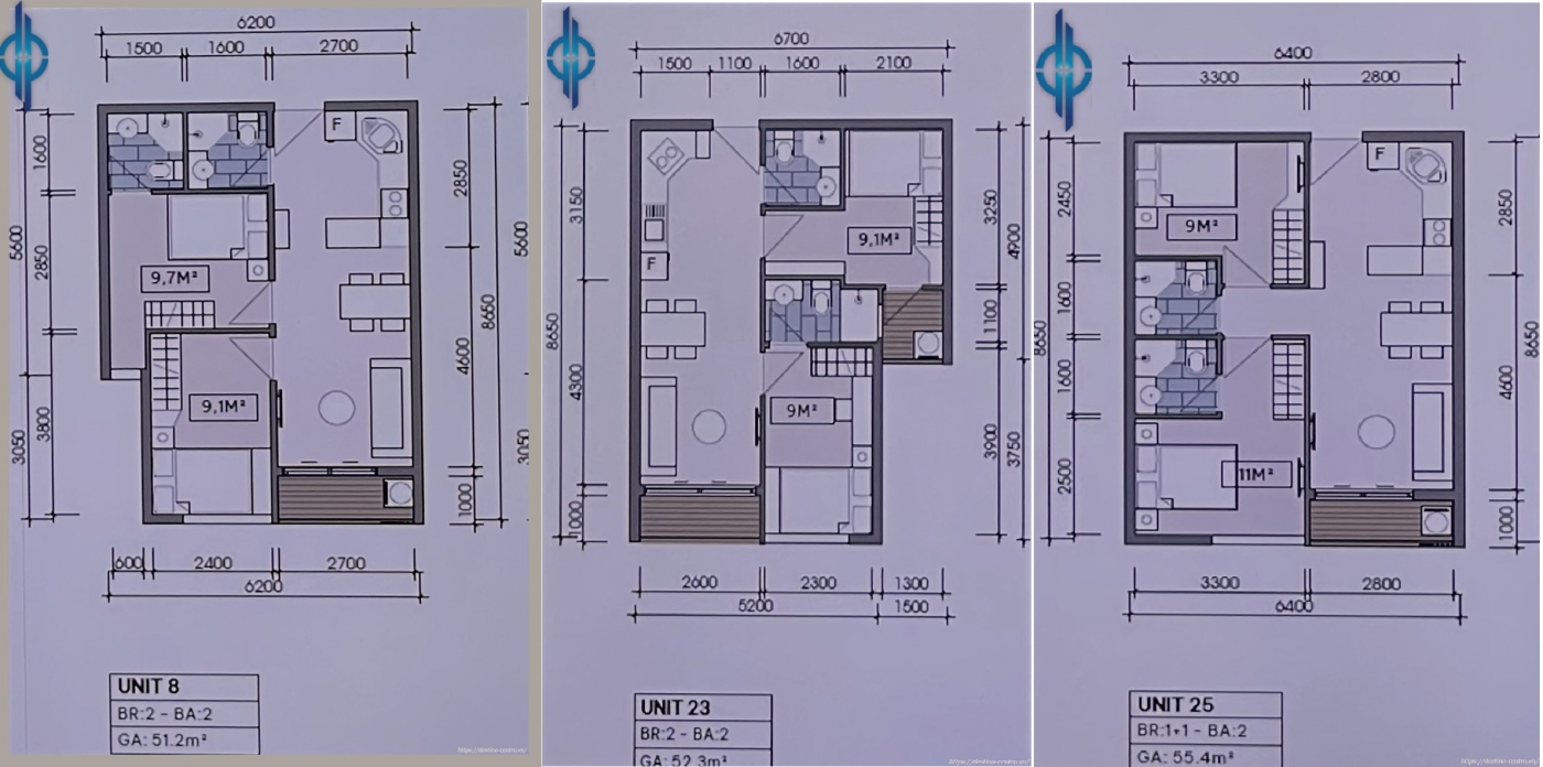 CĂN HỘ 02PN Destino Centro Long An