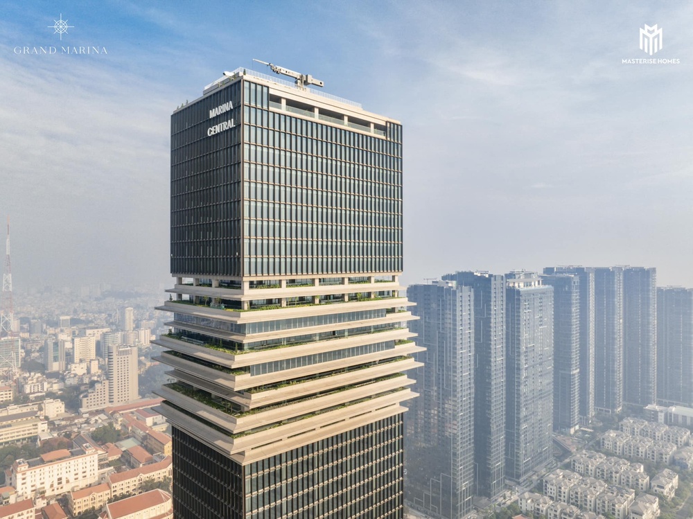 Tiến độ toà tháp Marina Central Tower