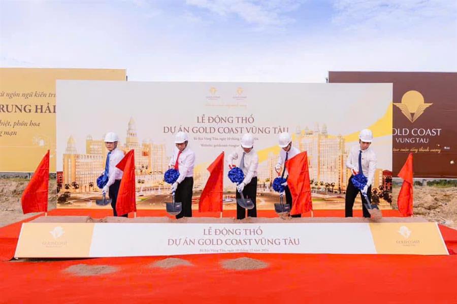 tiến độ thực tế dự án Gold Coast Vũng Tàu 3