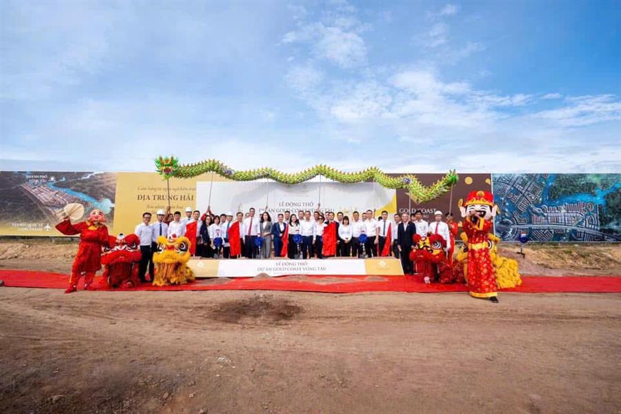 tiến độ thực tế dự án Gold Coast Vũng Tàu 4