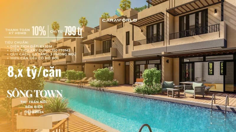 Nhà phố tiểu khu Ma Rốc có giá bán từ 75 triệu đồng/m2