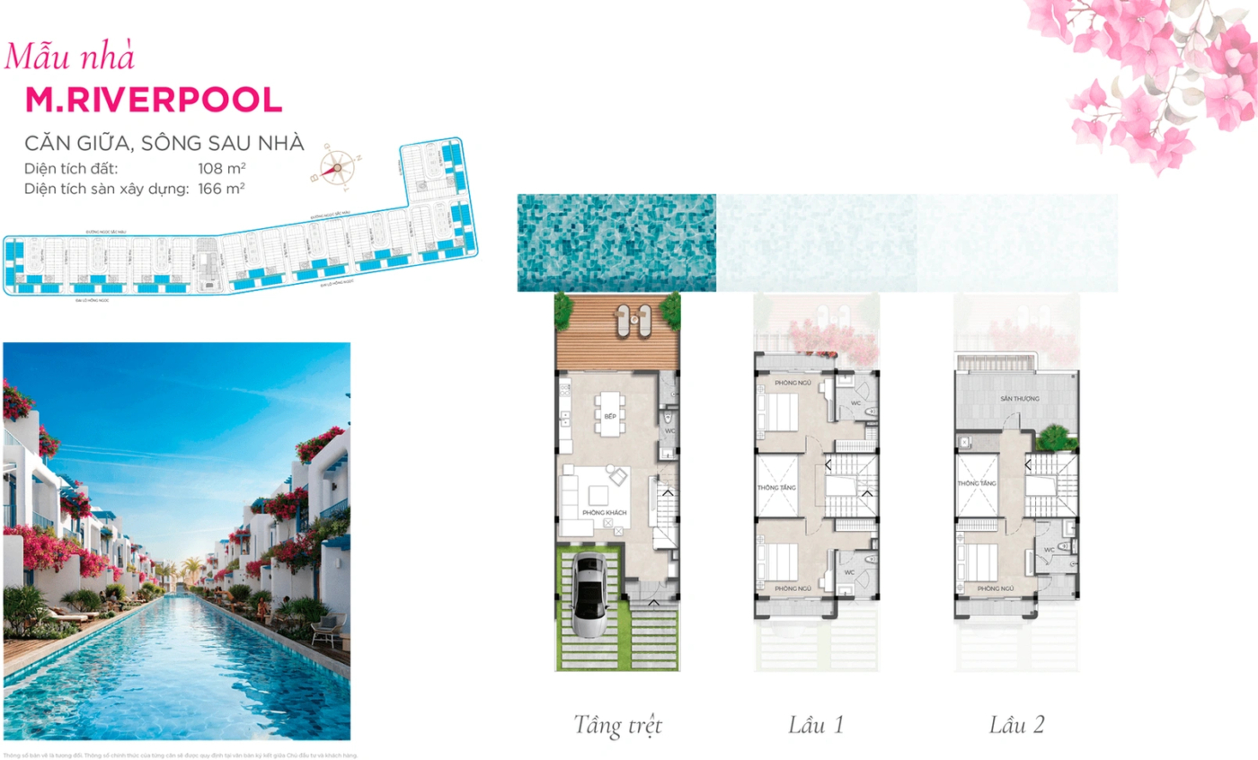 MẪU RIVERPOOL Tiểu khu Ả Rập Sông Town