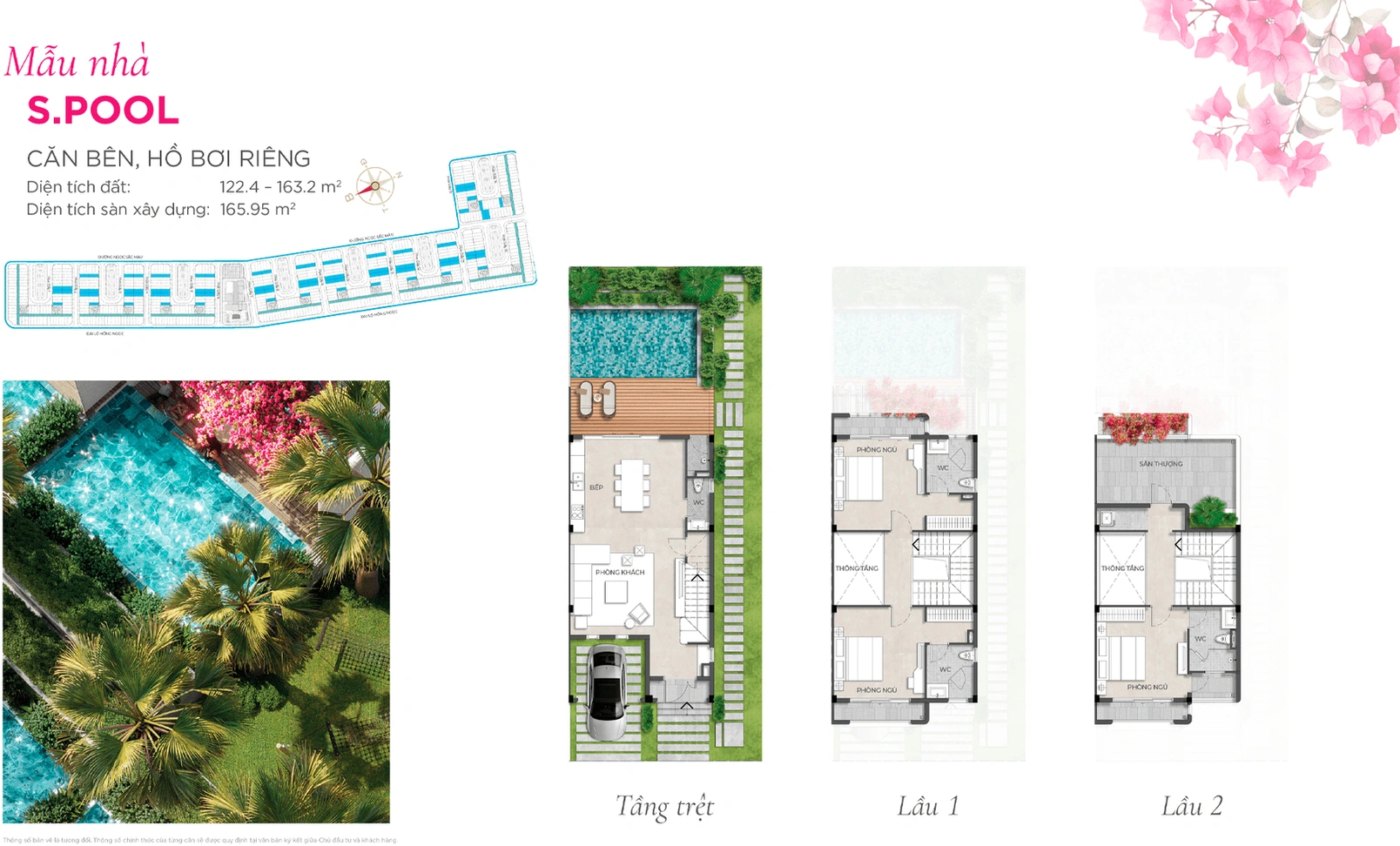 MẪU S POOL Tiểu khu Ả Rập Sông Town