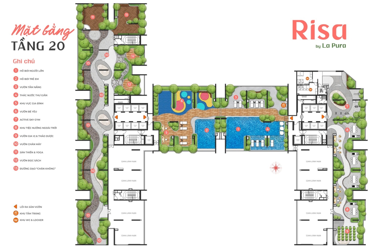 Risa tầng 20 La Pura Bình Dương