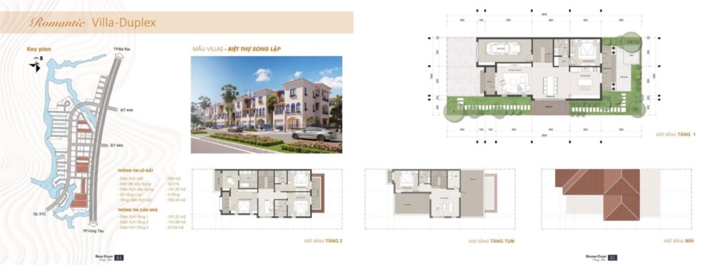 Mặt bằng tổng thể, quy hoạch dự án Gold Coast Vũng Tàu