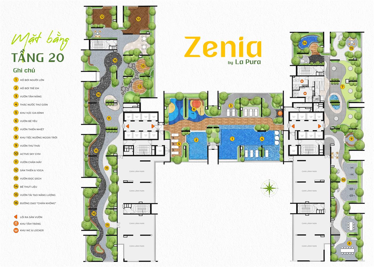 Zenia tầng 20 La Pura Bình Dương