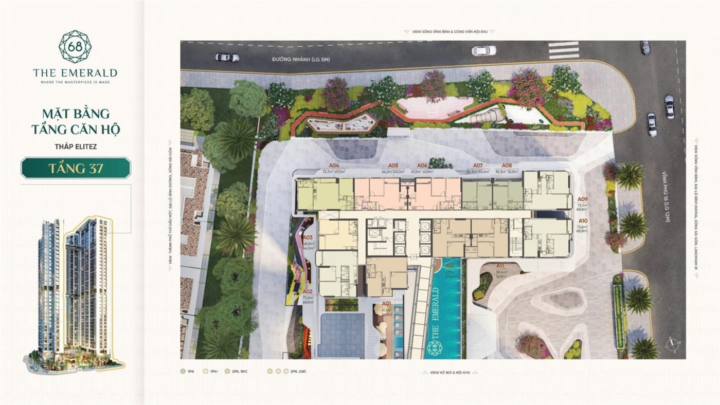 MB TẦNG 37 The Emerald 68