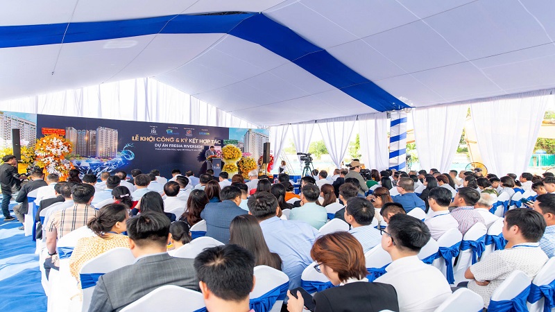 Hình ảnh tiến độ Fresia Riverside