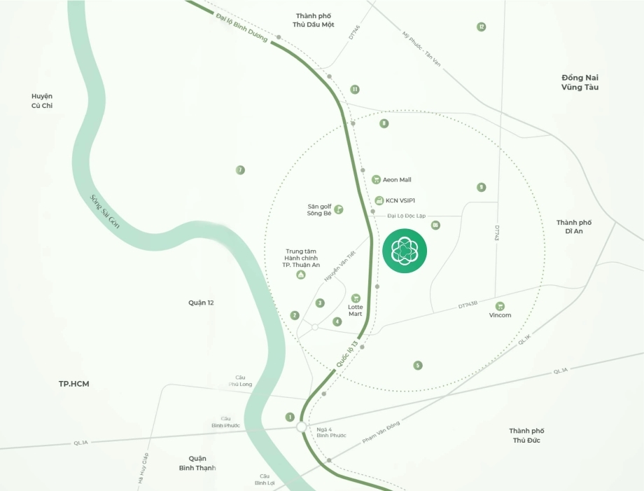 Khám phá căn hộ chung cư La Pura Thuận An: Vị trí vàng, tiện ích đẳng cấp 18 Căn hộ chung cư La Pura Thuận An