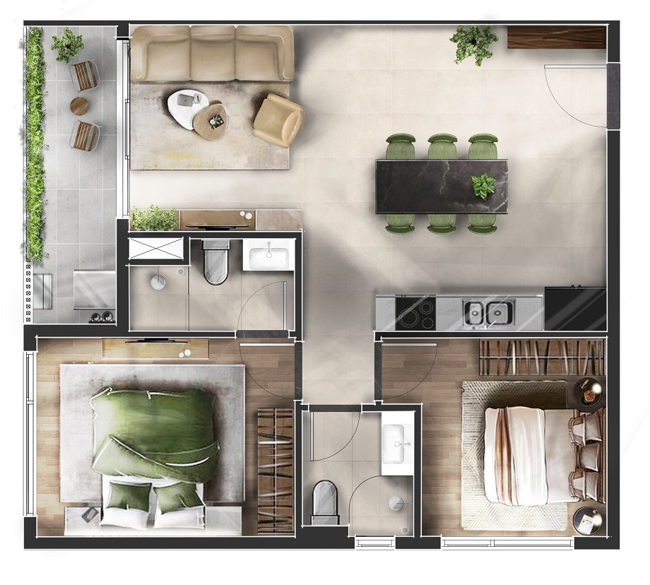 Căn hộ chung cư La Pura Thuận An