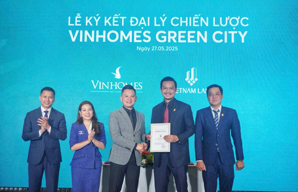 Vietnam Land vinh dự là đại lý phân phối chiến lược F1 dự án Vinhomes Green City