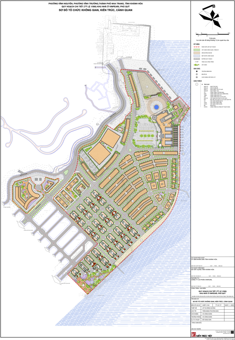 Mặt bằng tổng thể Vinpearl Phú Quý