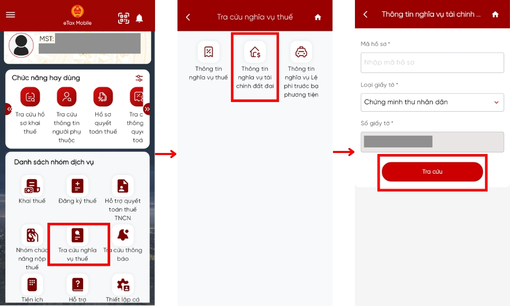 nộp thuế đất online