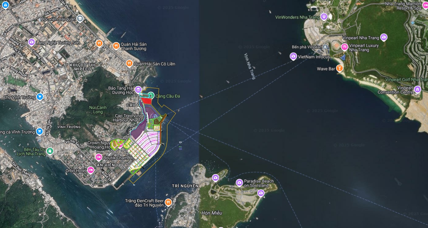 Vị trí Vinpearl Phú Quý Nha Trang